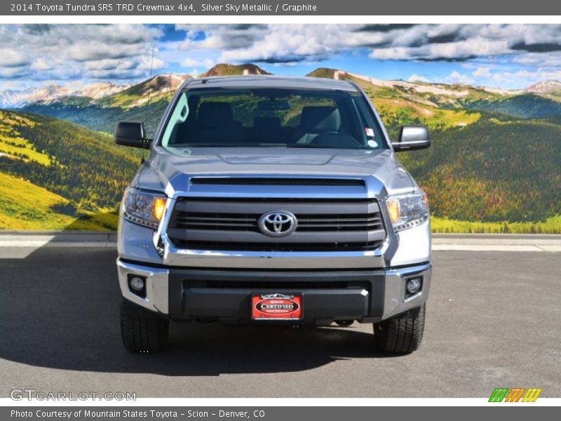 Silver Sky Metallic / Graphite 2014 Toyota Tundra SR5 TRD Crewmax 4x4