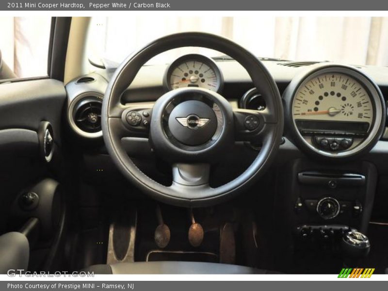 Pepper White / Carbon Black 2011 Mini Cooper Hardtop
