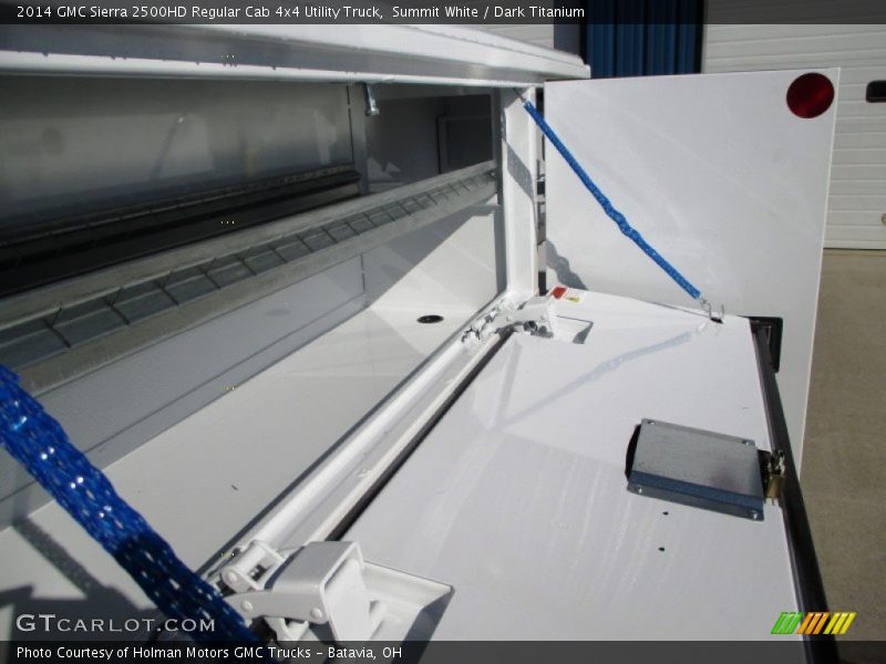 Summit White / Dark Titanium 2014 GMC Sierra 2500HD Regular Cab 4x4 Utility Truck