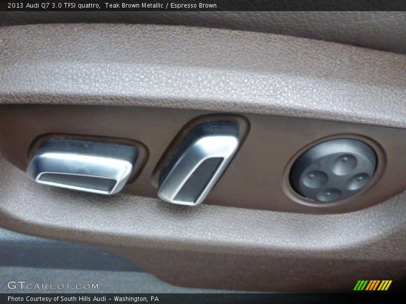 Teak Brown Metallic / Espresso Brown 2013 Audi Q7 3.0 TFSI quattro