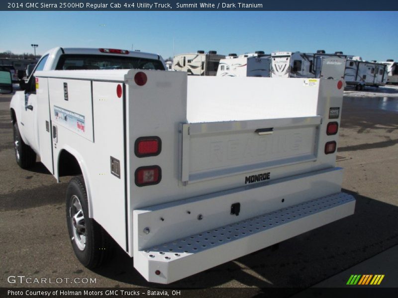 Summit White / Dark Titanium 2014 GMC Sierra 2500HD Regular Cab 4x4 Utility Truck