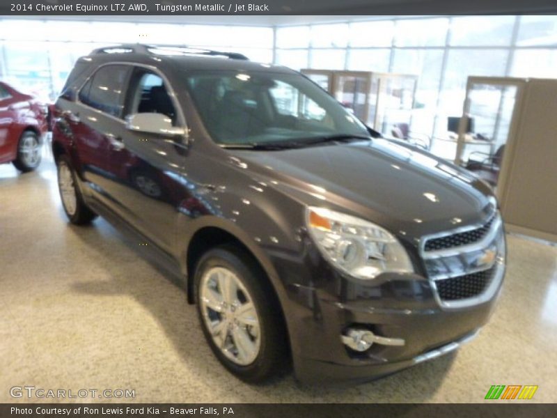 Tungsten Metallic / Jet Black 2014 Chevrolet Equinox LTZ AWD