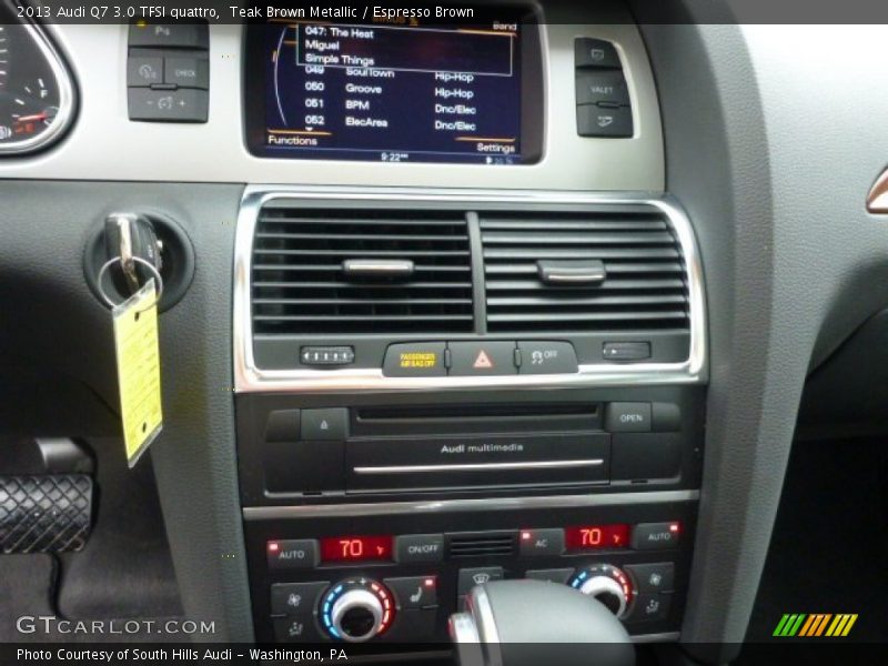Controls of 2013 Q7 3.0 TFSI quattro