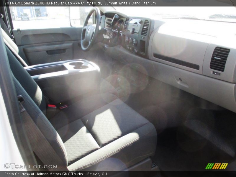 Summit White / Dark Titanium 2014 GMC Sierra 2500HD Regular Cab 4x4 Utility Truck