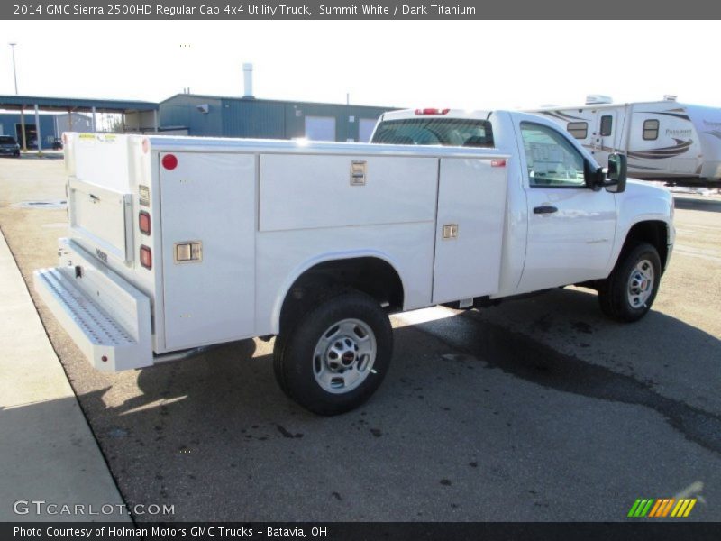 Summit White / Dark Titanium 2014 GMC Sierra 2500HD Regular Cab 4x4 Utility Truck