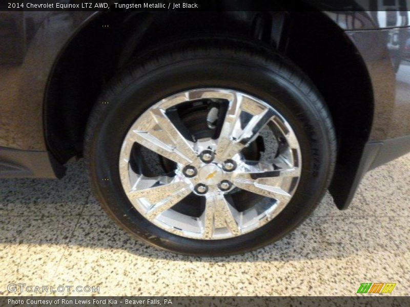 Tungsten Metallic / Jet Black 2014 Chevrolet Equinox LTZ AWD