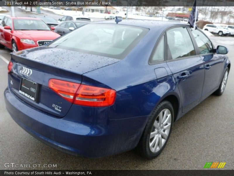 Scuba Blue Metallic / Black 2013 Audi A4 2.0T quattro Sedan