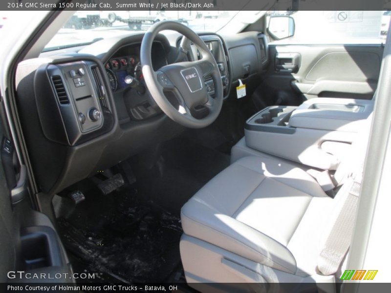 Summit White / Jet Black/Dark Ash 2014 GMC Sierra 1500 Regular Cab