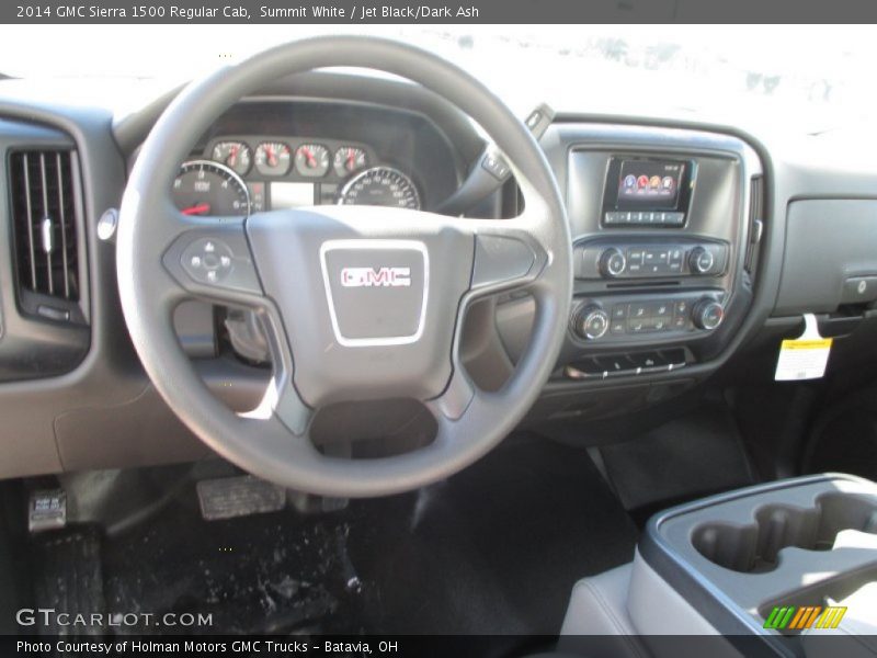 Summit White / Jet Black/Dark Ash 2014 GMC Sierra 1500 Regular Cab