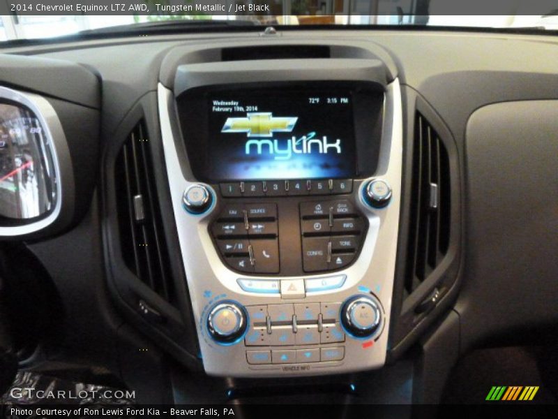 Tungsten Metallic / Jet Black 2014 Chevrolet Equinox LTZ AWD