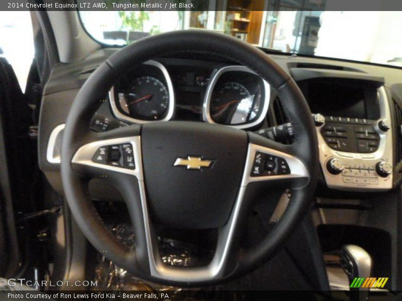 Tungsten Metallic / Jet Black 2014 Chevrolet Equinox LTZ AWD