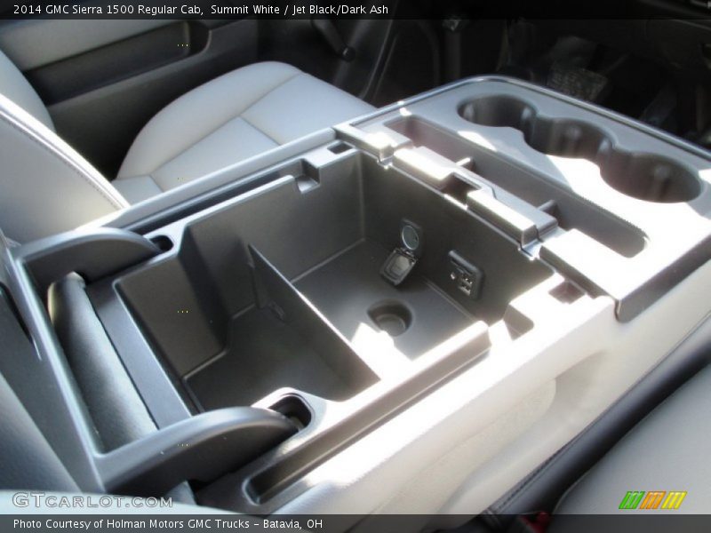 Summit White / Jet Black/Dark Ash 2014 GMC Sierra 1500 Regular Cab