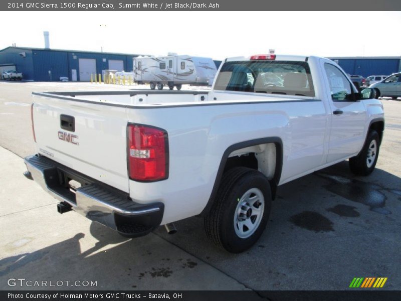 Summit White / Jet Black/Dark Ash 2014 GMC Sierra 1500 Regular Cab