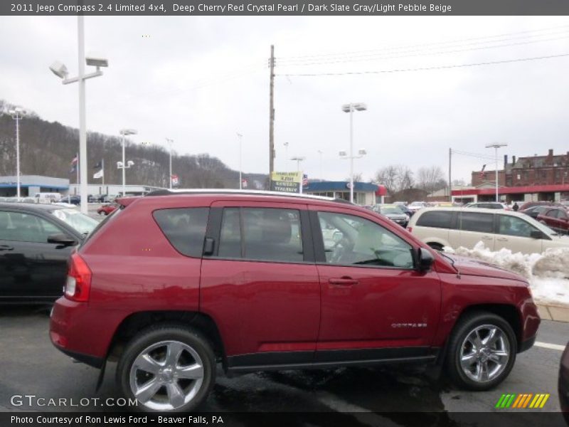 Deep Cherry Red Crystal Pearl / Dark Slate Gray/Light Pebble Beige 2011 Jeep Compass 2.4 Limited 4x4