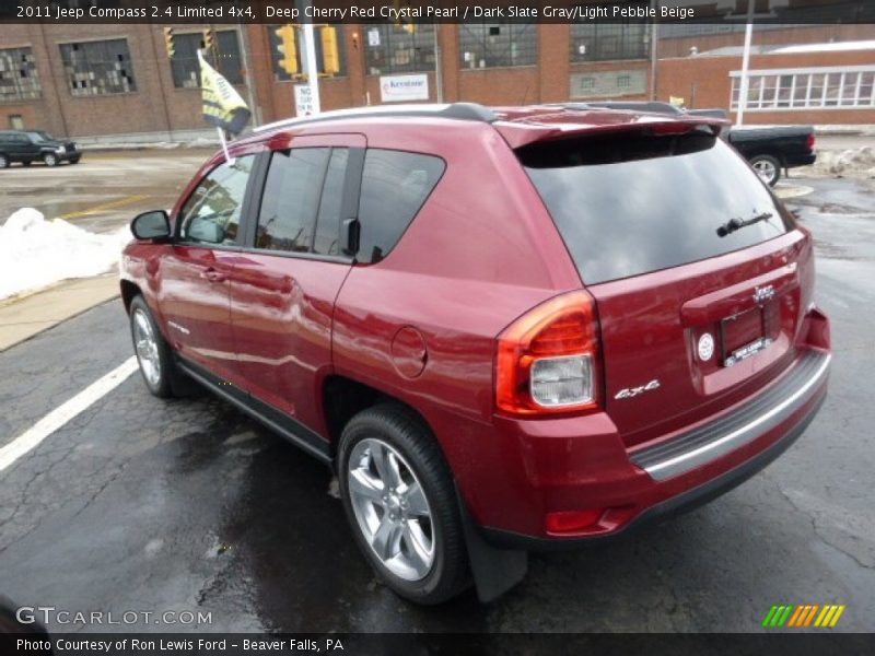 Deep Cherry Red Crystal Pearl / Dark Slate Gray/Light Pebble Beige 2011 Jeep Compass 2.4 Limited 4x4