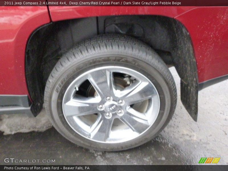 Deep Cherry Red Crystal Pearl / Dark Slate Gray/Light Pebble Beige 2011 Jeep Compass 2.4 Limited 4x4