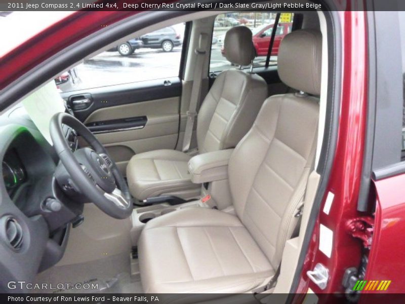 Deep Cherry Red Crystal Pearl / Dark Slate Gray/Light Pebble Beige 2011 Jeep Compass 2.4 Limited 4x4