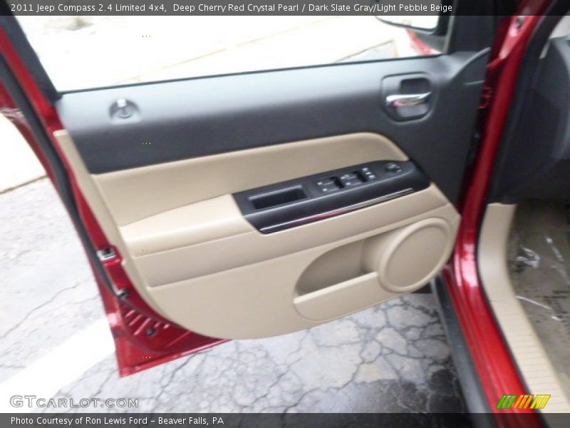 Deep Cherry Red Crystal Pearl / Dark Slate Gray/Light Pebble Beige 2011 Jeep Compass 2.4 Limited 4x4