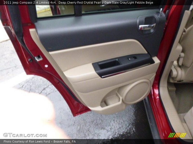 Deep Cherry Red Crystal Pearl / Dark Slate Gray/Light Pebble Beige 2011 Jeep Compass 2.4 Limited 4x4