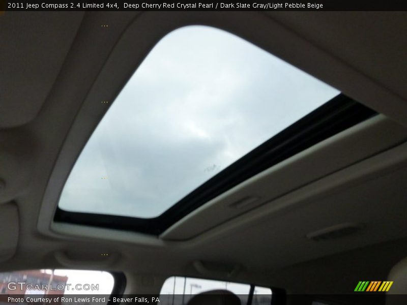 Deep Cherry Red Crystal Pearl / Dark Slate Gray/Light Pebble Beige 2011 Jeep Compass 2.4 Limited 4x4