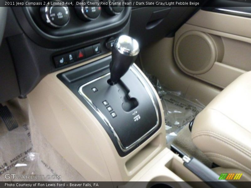 Deep Cherry Red Crystal Pearl / Dark Slate Gray/Light Pebble Beige 2011 Jeep Compass 2.4 Limited 4x4
