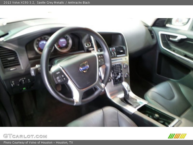 Saville Grey Metallic / Anthracite Black 2013 Volvo XC60 3.2