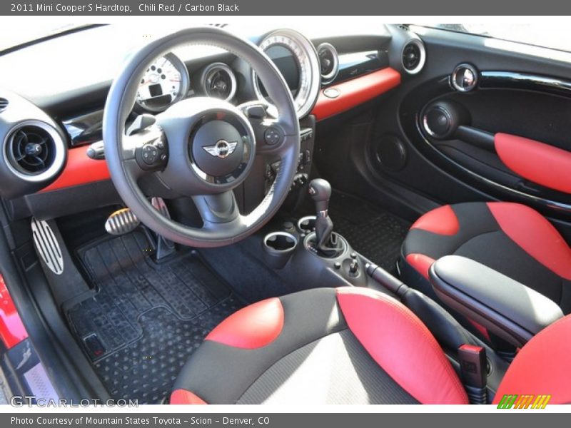 Chili Red / Carbon Black 2011 Mini Cooper S Hardtop