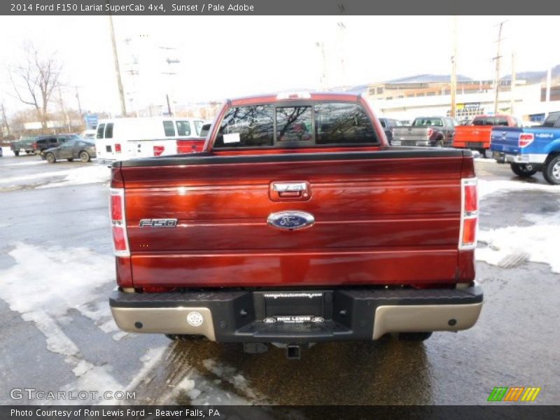 Sunset / Pale Adobe 2014 Ford F150 Lariat SuperCab 4x4