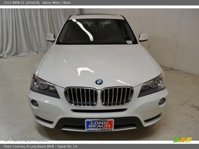 Alpine White / Black 2014 BMW X3 xDrive28i