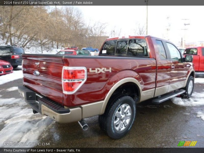 Sunset / Pale Adobe 2014 Ford F150 Lariat SuperCab 4x4