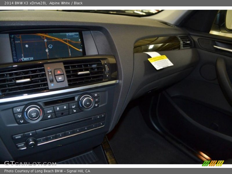 Alpine White / Black 2014 BMW X3 xDrive28i