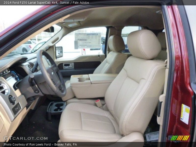 Sunset / Pale Adobe 2014 Ford F150 Lariat SuperCab 4x4