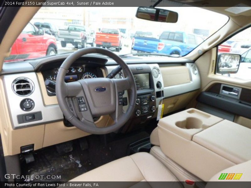Pale Adobe Interior - 2014 F150 Lariat SuperCab 4x4 