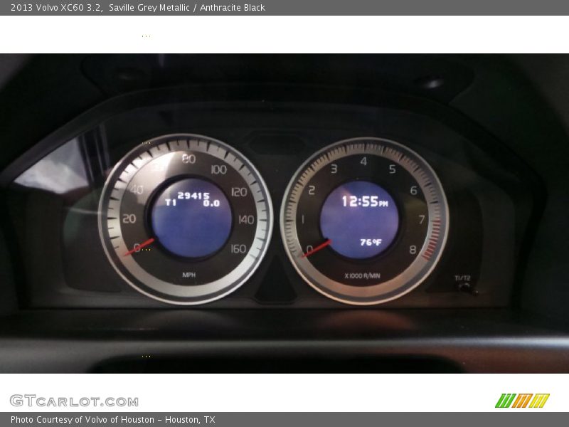 Saville Grey Metallic / Anthracite Black 2013 Volvo XC60 3.2