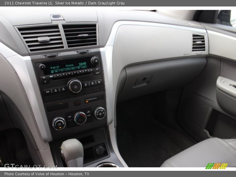 Silver Ice Metallic / Dark Gray/Light Gray 2011 Chevrolet Traverse LS