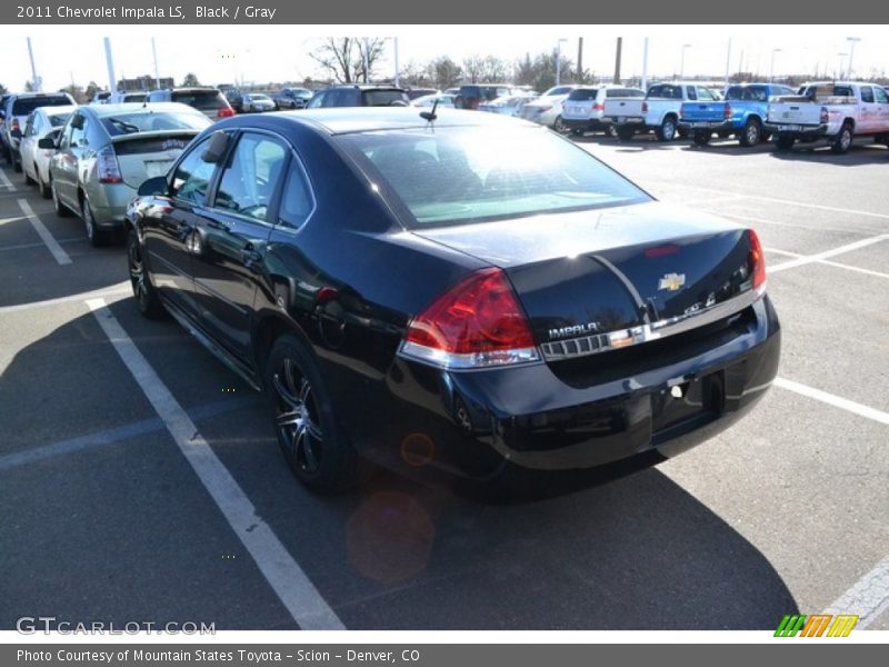 Black / Gray 2011 Chevrolet Impala LS