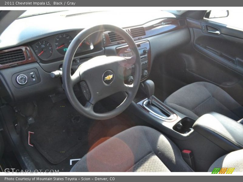 Black / Gray 2011 Chevrolet Impala LS