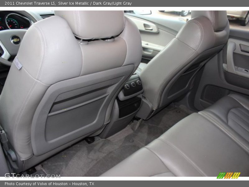 Silver Ice Metallic / Dark Gray/Light Gray 2011 Chevrolet Traverse LS