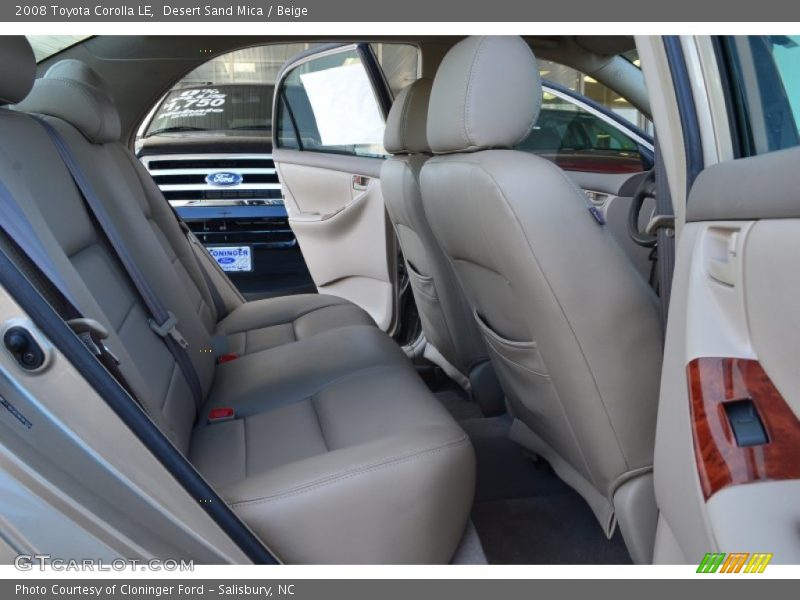 Desert Sand Mica / Beige 2008 Toyota Corolla LE