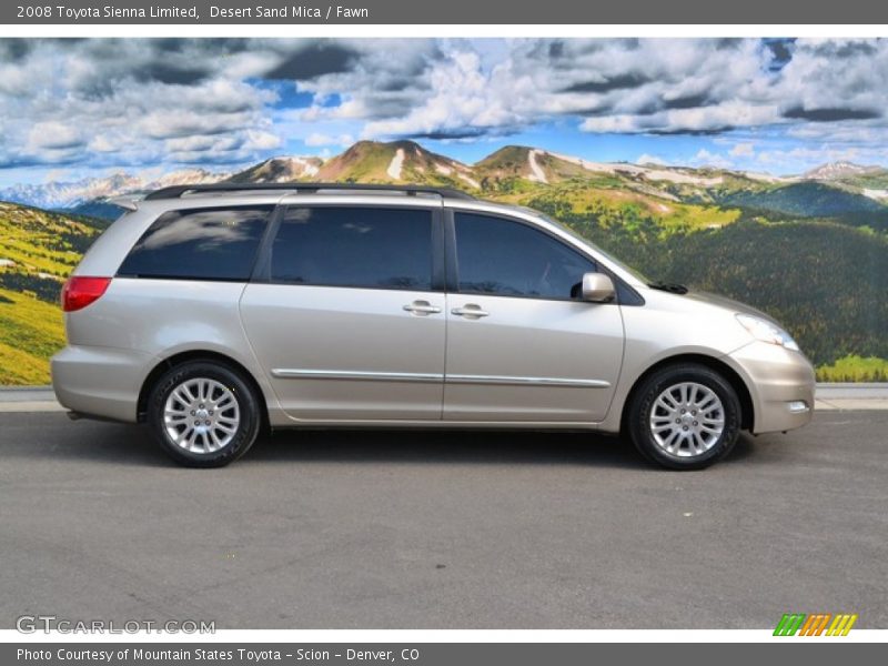 Desert Sand Mica / Fawn 2008 Toyota Sienna Limited