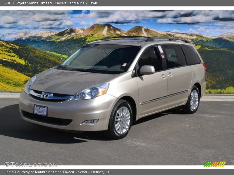 Desert Sand Mica / Fawn 2008 Toyota Sienna Limited