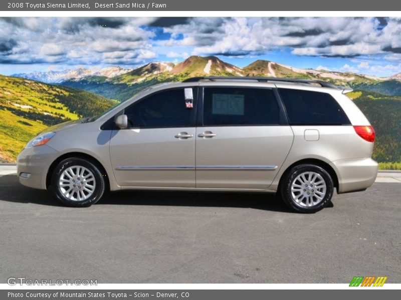 Desert Sand Mica / Fawn 2008 Toyota Sienna Limited