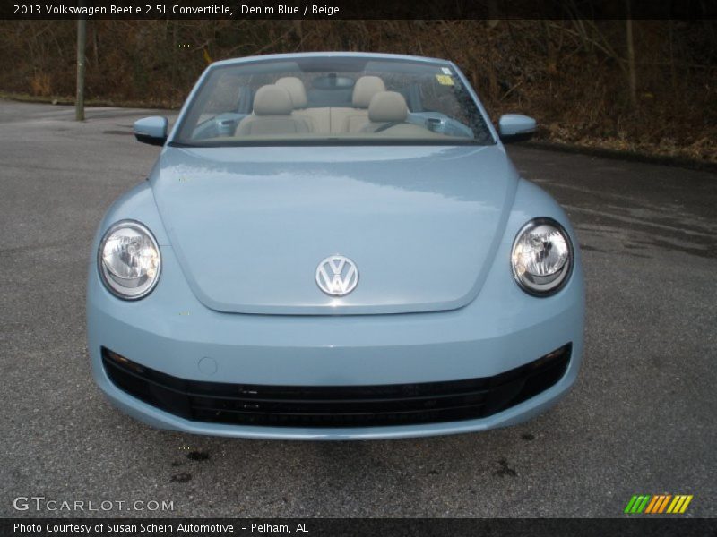 Denim Blue / Beige 2013 Volkswagen Beetle 2.5L Convertible