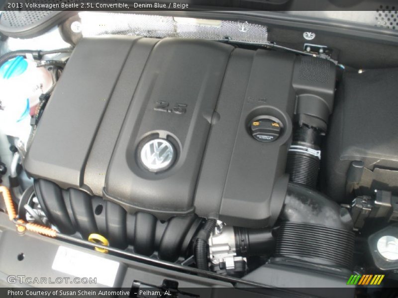 Denim Blue / Beige 2013 Volkswagen Beetle 2.5L Convertible