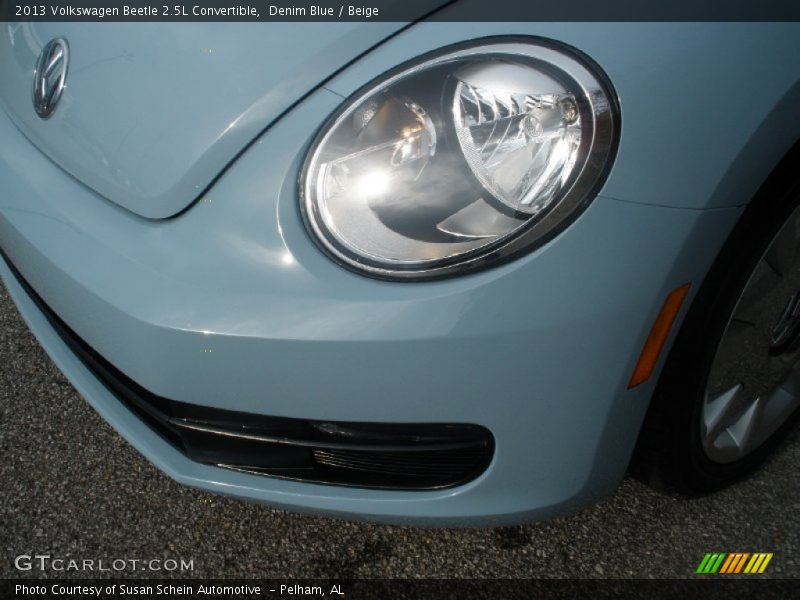 Denim Blue / Beige 2013 Volkswagen Beetle 2.5L Convertible
