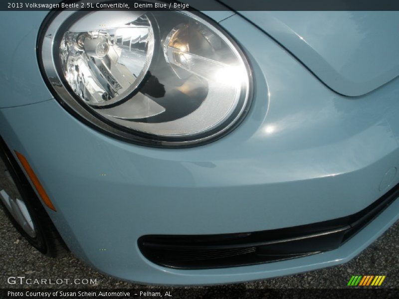 Denim Blue / Beige 2013 Volkswagen Beetle 2.5L Convertible