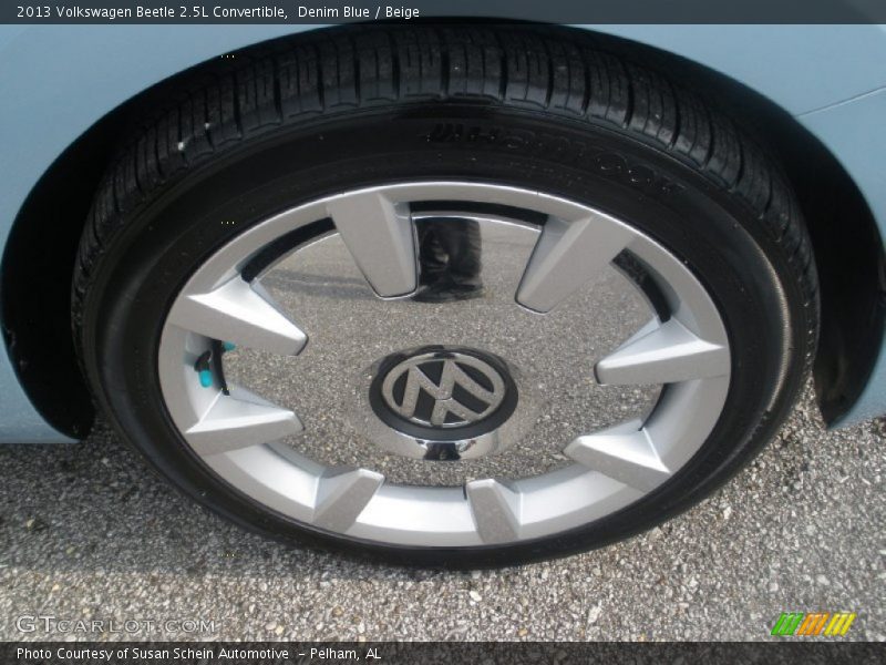 Denim Blue / Beige 2013 Volkswagen Beetle 2.5L Convertible