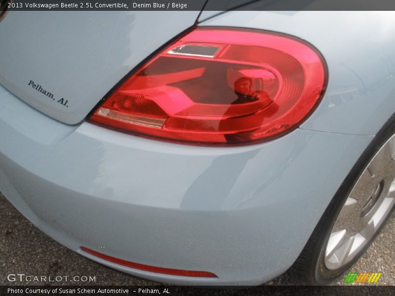 Denim Blue / Beige 2013 Volkswagen Beetle 2.5L Convertible