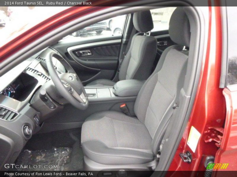 Ruby Red / Charcoal Black 2014 Ford Taurus SEL
