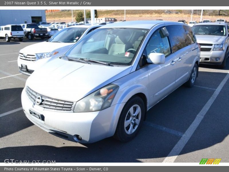 Silver Mist Metallic / Gray 2007 Nissan Quest 3.5 S